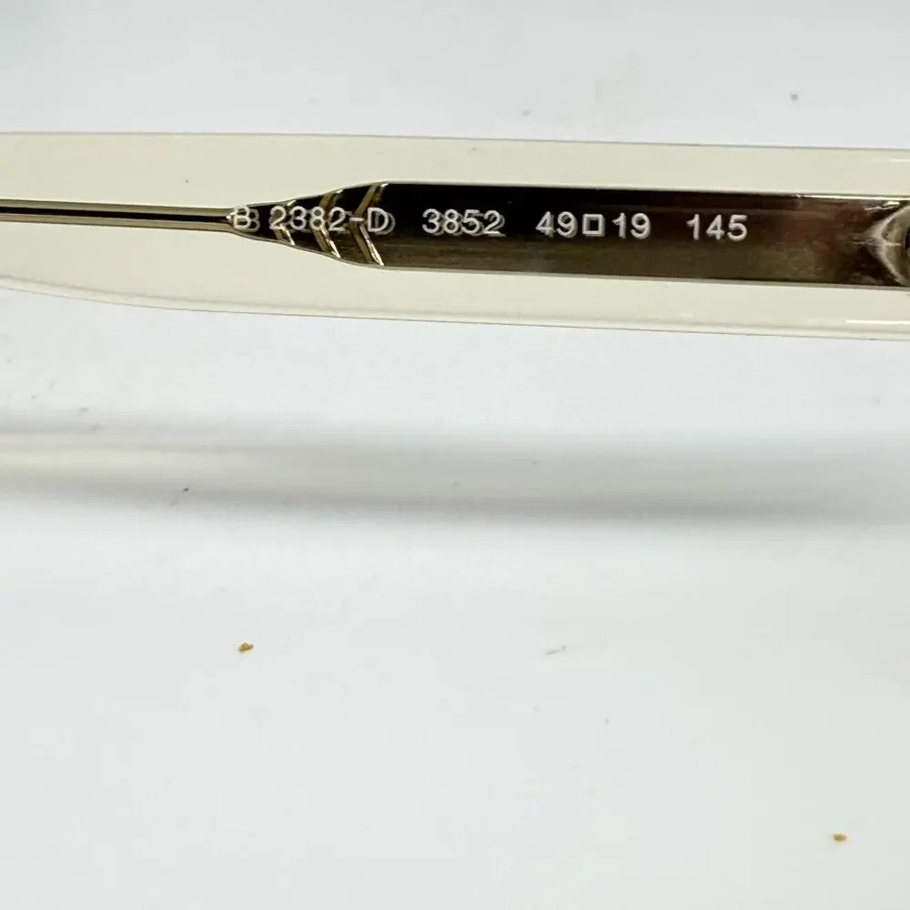 BURBERRY B 2382-d 3852 Eyeglasses Frames Clear Yellow 49-19-145 H20365 - Picture 6 of 8